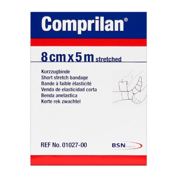 Comprilan 8 cm x 5 metros: Venda de soporte de tejido elástico